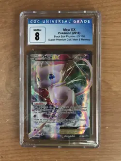 2016 Pokemon Mew EX XY126 Black Star Promos Full Art CGC 8 NM/Mint - Image 2