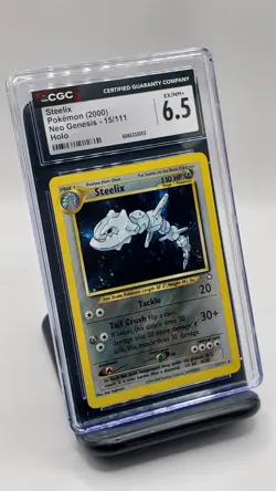 Steelix - Pokemon Neo Genesis Holo 15/111, EX/NM+ (CGC 6.5) - Image 1