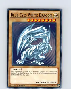 Yu-Gi-Oh Blue-Eyes White Dragon LDK2-ENK01 1st Edition Original Classic LP-NM - Image 1