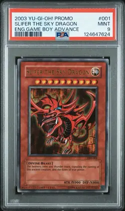 2003 Yu-Gi-Oh! Slifer the Sky Dragon GBI Limited Edition Ultra Rare PSA 9 - Image 1