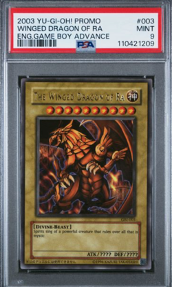 Yugioh PSA 9 The Winged Dragon of Ra GBI-003 Ultra Rare - Image 1