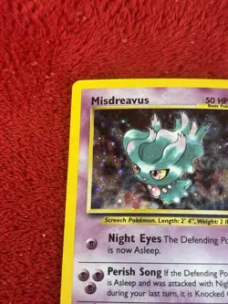 Misdreavus 11/64 Neo Revelation Holo Wotc Pokemon Card Vintage Played - Image 2