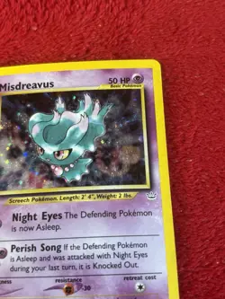 Misdreavus 11/64 Neo Revelation Holo Wotc Pokemon Card Vintage Played - Image 3