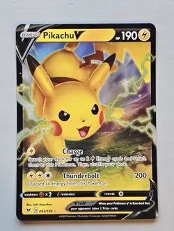 Surfing Pikachu V & Flying Pikachu V & Vmax Pokemon TCG Celebrations 3 Card Lot - Image 3