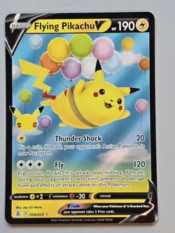Surfing Pikachu V & Flying Pikachu V & Vmax Pokemon TCG Celebrations 3 Card Lot - Image 4