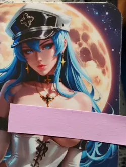 1/1 Only 1 Made Esdeath Spicy Clouds Akame Topless Lonestar Customs Waifu Card - Image 3