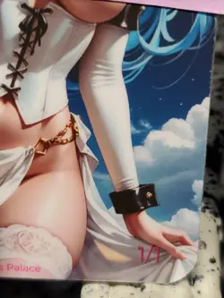 1/1 Only 1 Made Esdeath Spicy Clouds Akame Topless Lonestar Customs Waifu Card - Image 4