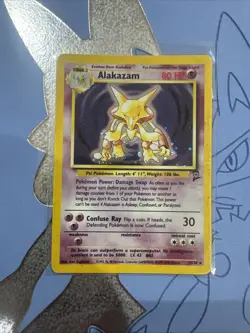 Pokemon Alakazam Base Set 2 Holo Unlimited Rare Card 1/130 1999-2000 LP - Image 1