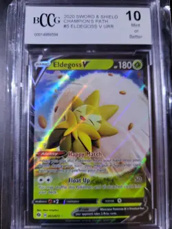 2020 Pokemon Eldegoss V Champions Path BCCG Graded Perfect 10 Card 005/073 PSA - Image 2