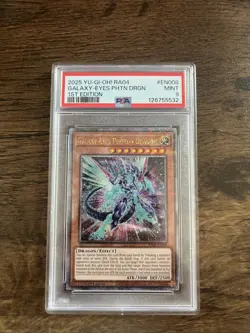 Yu-Gi-Oh! TCG Galaxy-Eyes Photon Dragon Quarter Century Card RA04-EN008 - Image 1