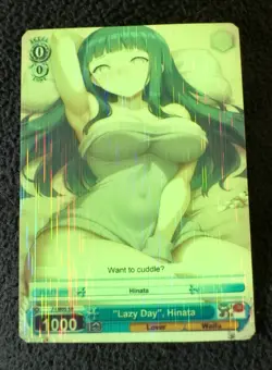 Hinata Full Art Anime One Piece Waifu Trading Card Holofoil Season 3 Glowndark - Image 2