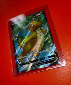 Pokemon Go Dragonite V Full Art Ultra Rare Card 076/078 2022 Holo Mint Condition - Image 2