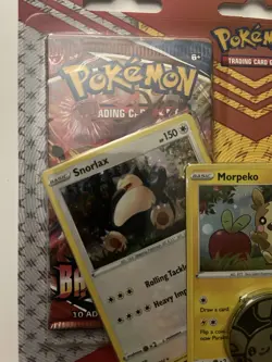 Pokemon 3-card 2-booster Pack Blister Darkness Ablaze Battle Styles Snorlax - Image 3