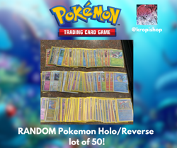 Pokemon Card Lot HOLO/REVERSE Of 50 NO DUPLICATES! FAST SHIPPING! FREE TRACKING - Image 1