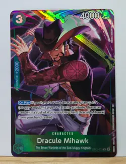 Dracule Mihawk ST12-003 - Illustration Box Vol.4 - One Piece Promo Foil Card - Image 1