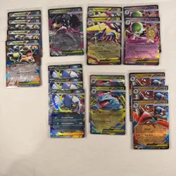 MASSIVE 17 CARD Mega Evolutions EX Card Lot Pokemon TCG - Image 1