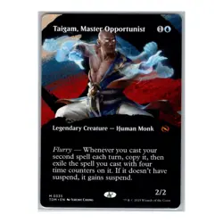 Taigam, Master Opportunist #335 Reg Borderless Mythic MTG 25 Tarkir: Dragonstorm - Image 1