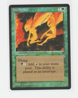 Magic the Gathering ~ MTG ~ 1x Fire Sprites ~ LEGENDS ~ M/NM - Image 1