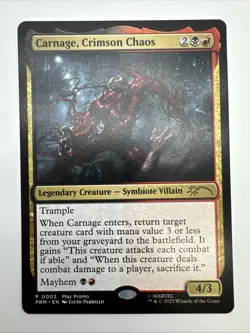 MTG - Spider-Man Carnage, Crimson Chaos - Promo - Alternate Art - Image 1