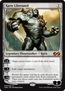 1x Karn Liberated NM-Mint, English Ultimate Masters MTG Magic - Image 1
