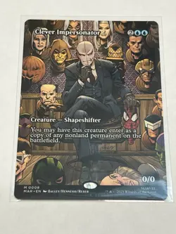 Clever Impersonator 8 MTG Marvel Universe 2025 Near Mint Non Foil Mythic Rare - Image 2