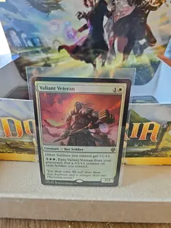 Valiant Veteran 038/281 MTG Magic - Dominaria United - Foil Rare - NM - Image 1
