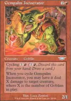 4x Gempalm Incinerator Moderate Play, English Legions MTG Magic - Image 1