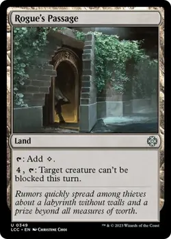 NM Rogue's Passage, MTG, LCI Commander, Magic the Gathering, 349 - Image 1