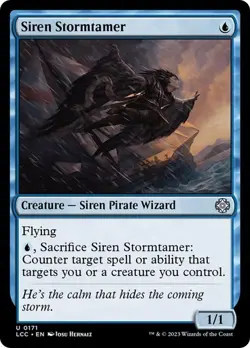 NM Siren Stormtamer, MTG, LCI Commander, Magic the Gathering, 171 - Image 1