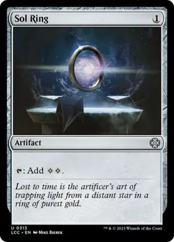 NM Sol Ring, MTG, LCI Commander, Magic the Gathering, 313 - Image 1