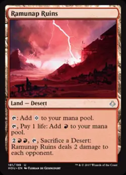 Ramunap Ruins - Light Play MTG Hour of Devastation - Image 1