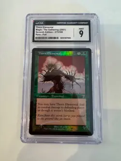 MTG: 7th Edition - Thorn Elemental 273/350 Rare FOIL CGC 9 - Image 1