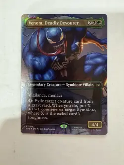 MTG Venom, Deadly Devourer (Borderless Foil) Marvel's Spider-Man 22 - Image 1