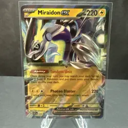 Pokemon TCG Miraidon ex SVP028 Scarlet Violet Black Star Promo Double Rare NM - Image 1
