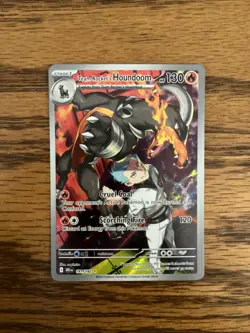 Pokemon Team Rockets Houndoom IR 191/182 Scarlet and Violet: Destined Rivals - Image 1