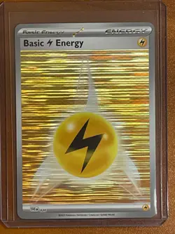 Black Bolt White Flame Basic Lightning Energy 020 Horizontal Holo Pokemon TCG - Image 1