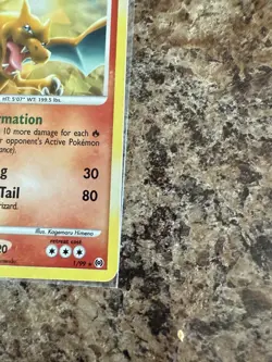 Pokemon Arceus Charizard 1/99 Nm Holo Rare - Image 5