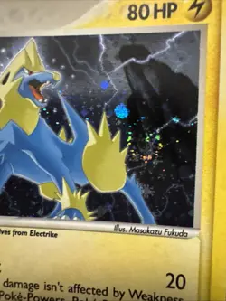 Swirl Manectric 7/106 Ex Emerald Holo Pokemon - Image 2