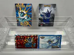 Pokemon Lot of 20 Cards and Stickers All Vaporeon #134 Vaporeon Only Pokemon Lot - Image 3
