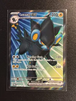 Pokemon TCG Luxray EX 195/167 Full Art Ultra Rare Twilight Masquerade - Image 1
