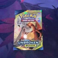 POKEMON SUN & MOON: UNBROKEN BONDS BOOSTER STICKER ~ CHARIZARD DECAL ~ BRAND NEW - Image 1