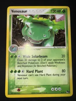 Pokemon TCG Venusaur 6/17 Pop Series 2 Holo Rare - Image 2