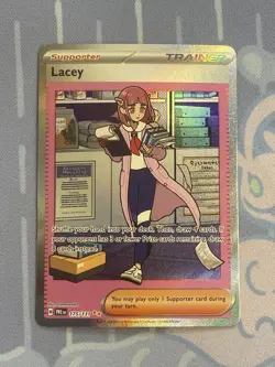 Pokemon Prismatic Evolutions : Lacey 175/131 Special Illustration Rare SIR 2025 - Image 1