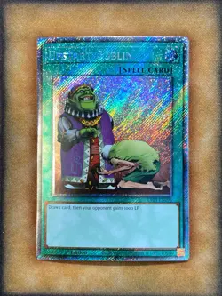 Yugioh Upstart Goblin RA03-EN096 Platinum Secret Rare 1st Ed NM - Image 1