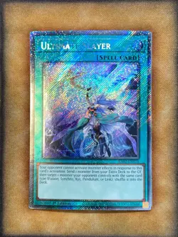 Yugioh Ultimate Slayer RA02-EN070 Platinum Secret Rare 1st Ed NM - Image 1