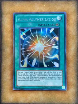 Yugioh Super Polymerization RYMP-EN029 Secret Rare LP - Image 1