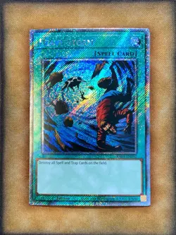 Yugioh Heavy Storm RA03-EN092 Platinum Secret Rare 1st Ed NM - Image 1