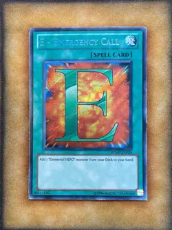 Yugioh E - Emergency Call RYMP-EN024 Secret Rare MP - Image 1