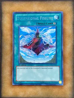 Yugioh Dimensional Fissure LCGX-EN215 Secret Rare 1st Ed LP - Image 1