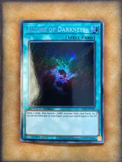 Yugioh Allure of Darkness SGX3-ENI30 Speed Duel Secret Rare 1st Ed NM - Image 1